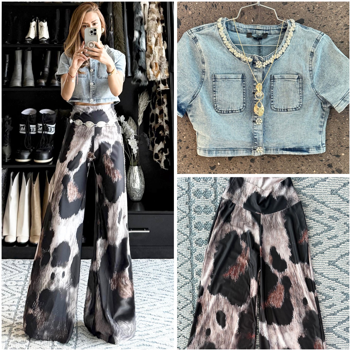 Blusa piedra Denim