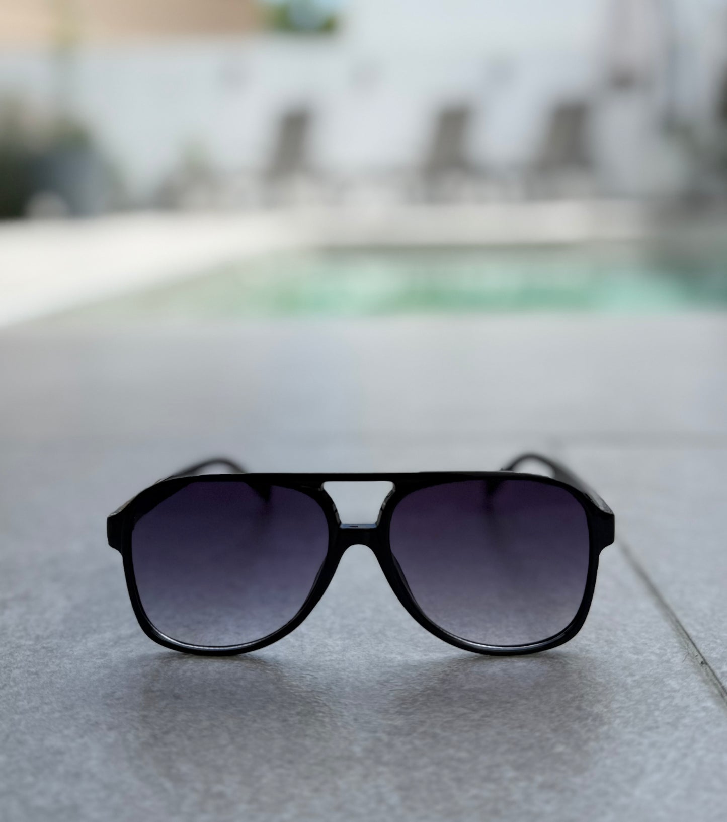 Lentes negro morado