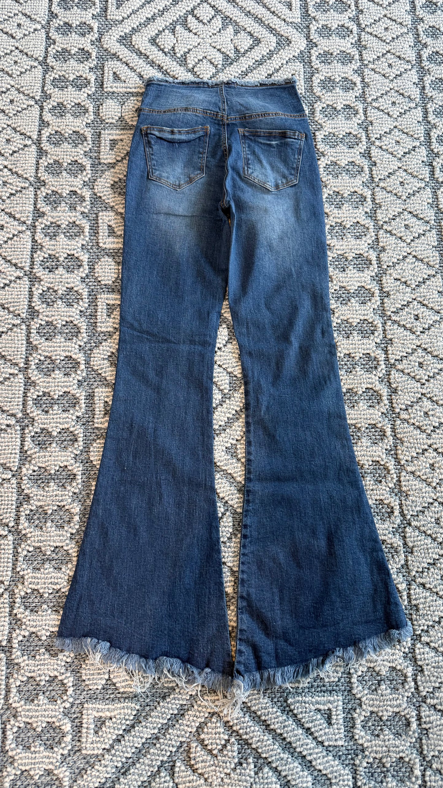 Jeans cierre flare stretch
