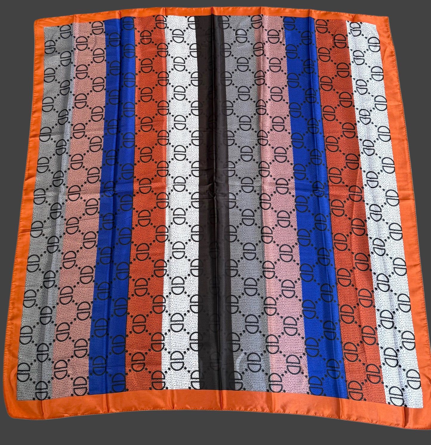 T Mascada Dior azul naranja