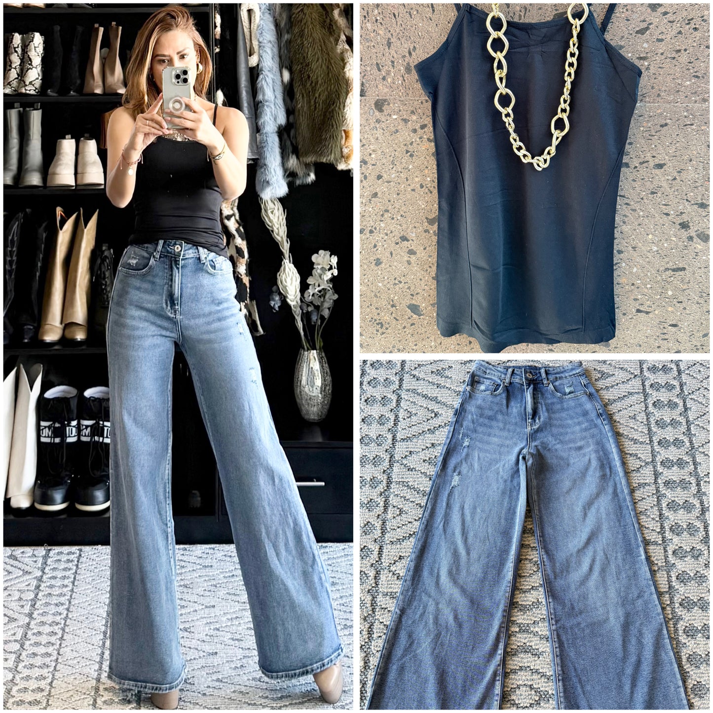 T Basic tirante negro