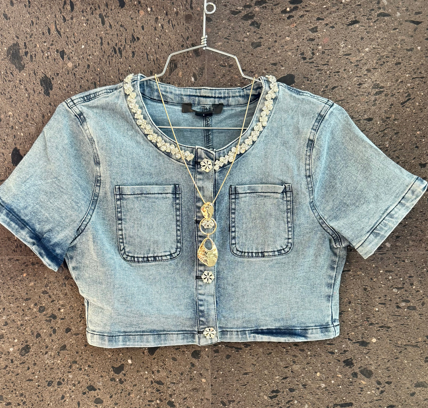 Blusa piedra Denim