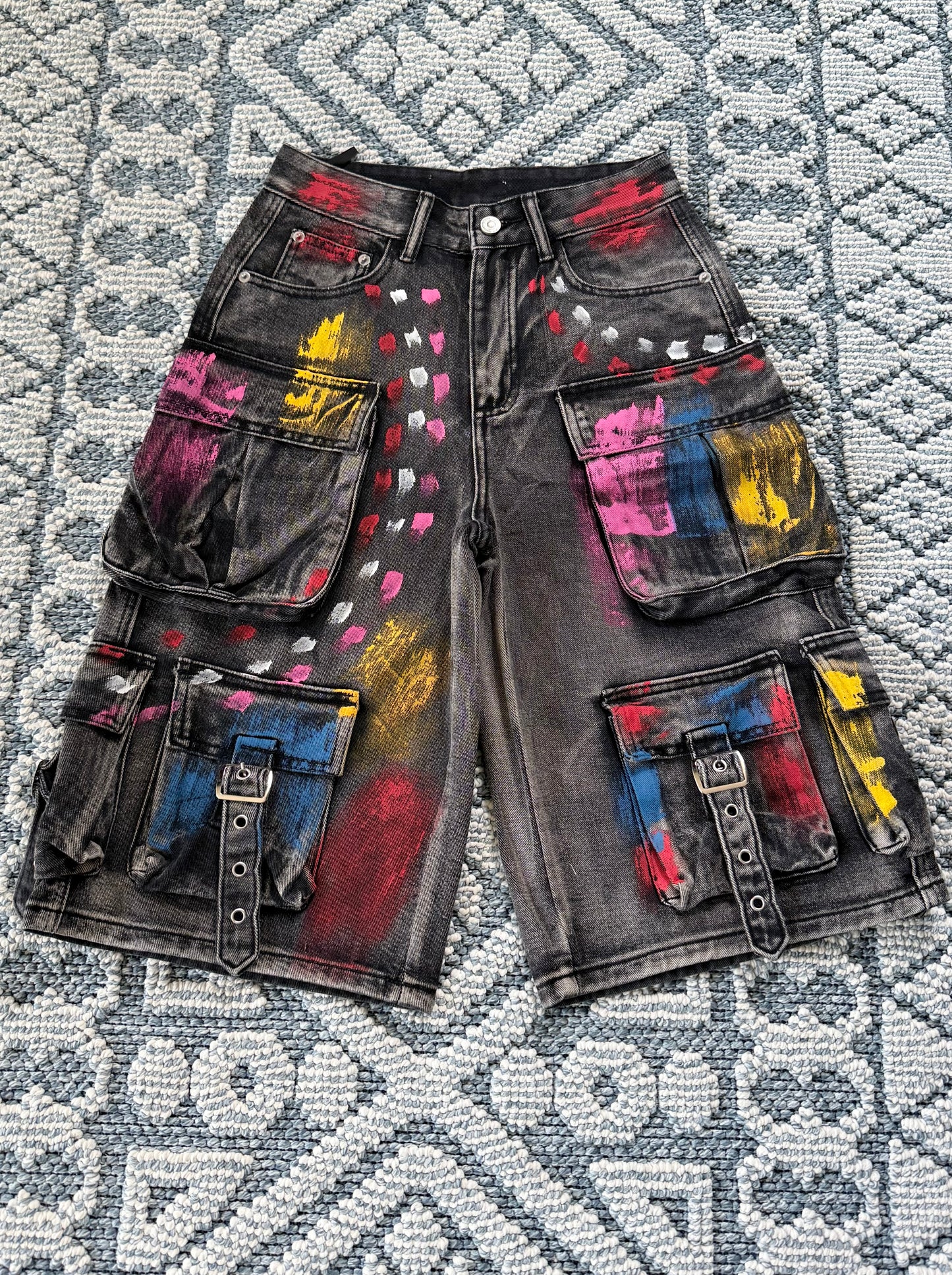 J bermuda Denim print