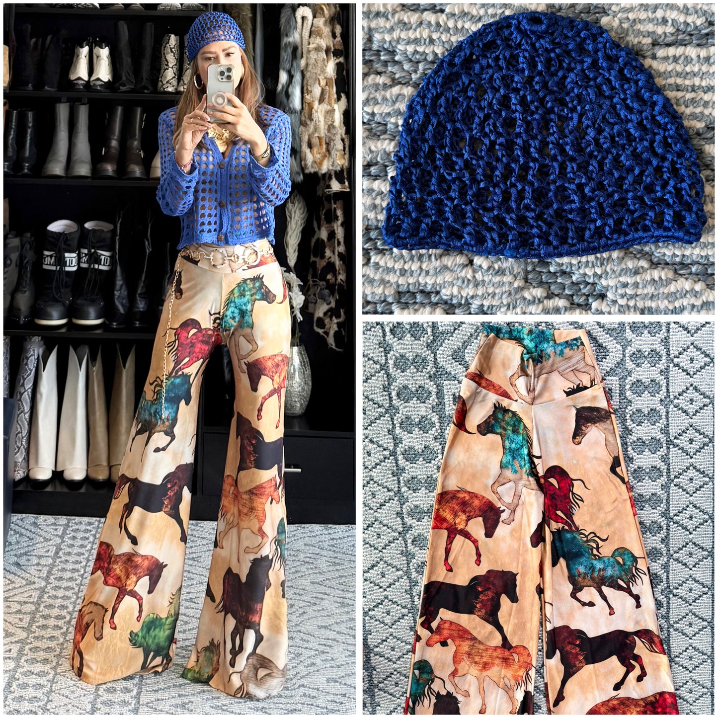 Gorro azul casquette