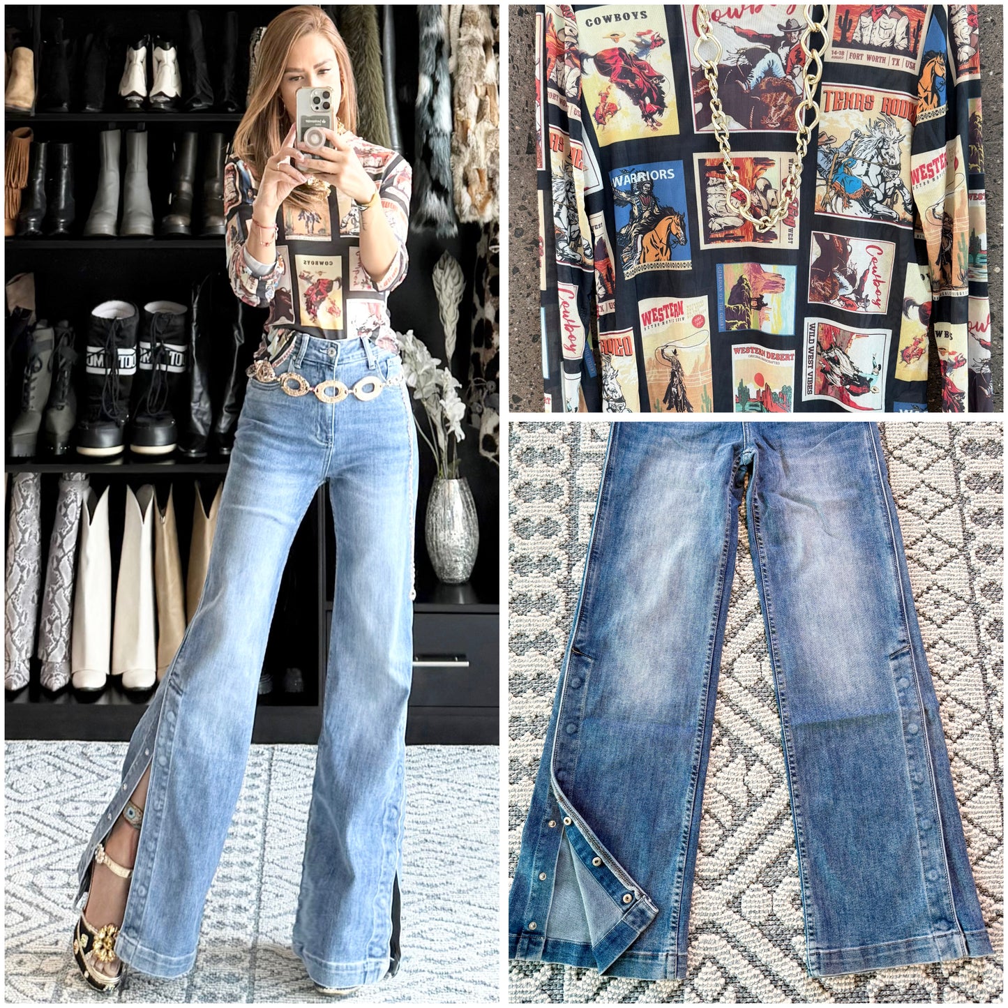 Blusa mesh cartoon