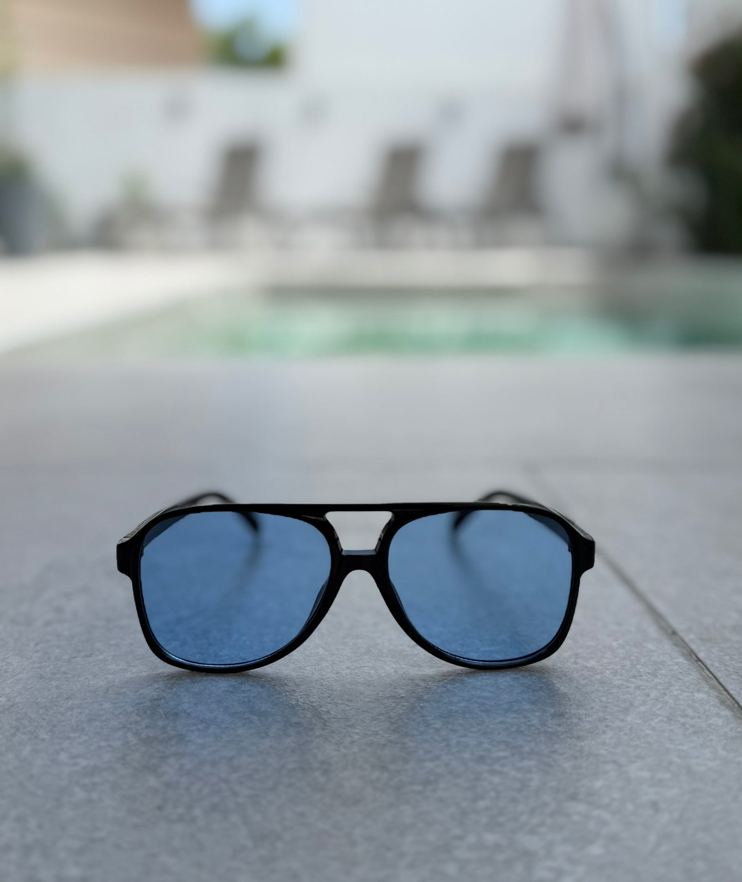 Lentes negro azul