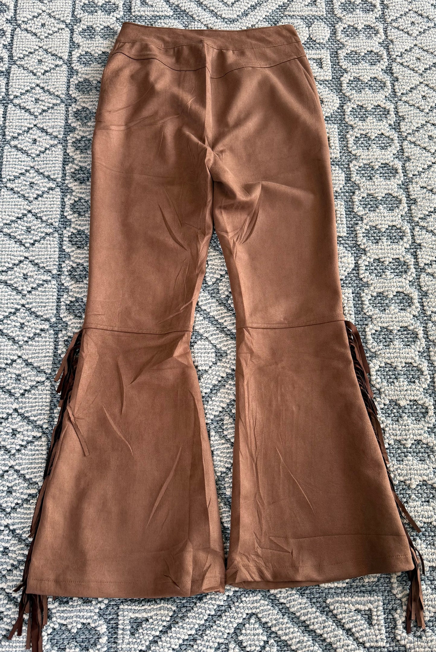 J pantalón fleco mocha estira