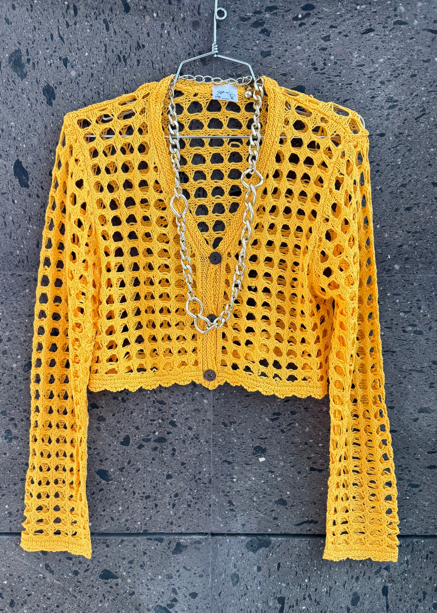 Blusa tejida mango