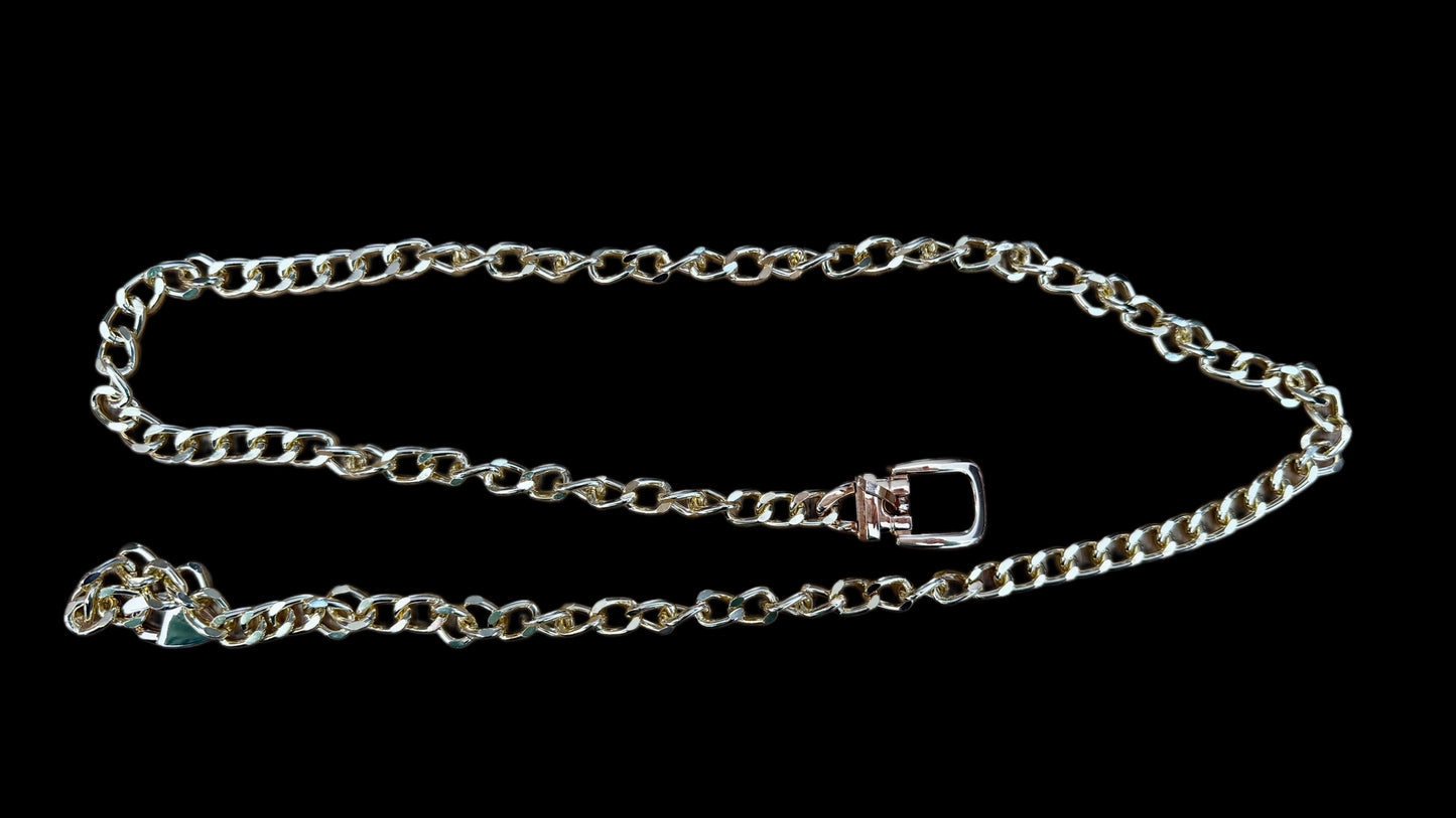 T Cinturón cadena dorado