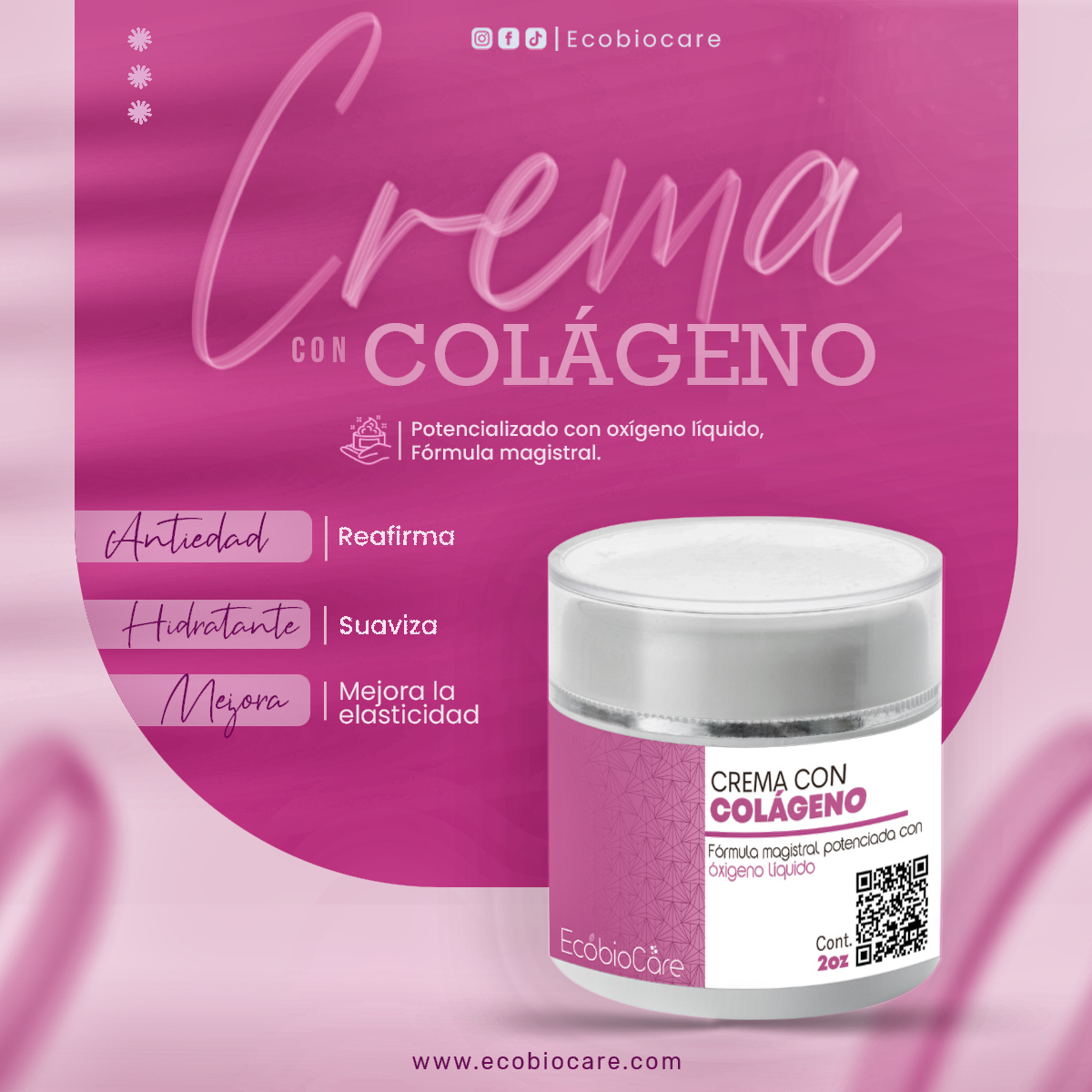 Crema de colágeno