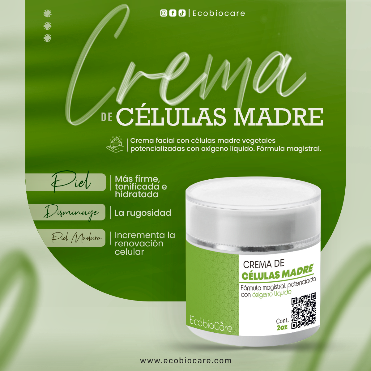 Crema de células madre