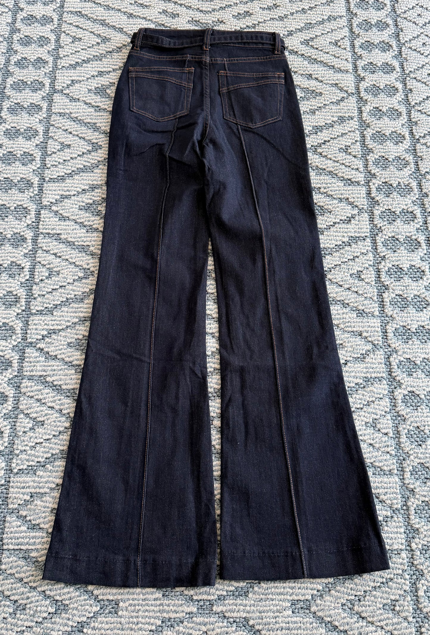 Jeans stretch dark flare