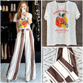 J pantalón rayas chocolate