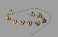 T cinturón cadena corazón