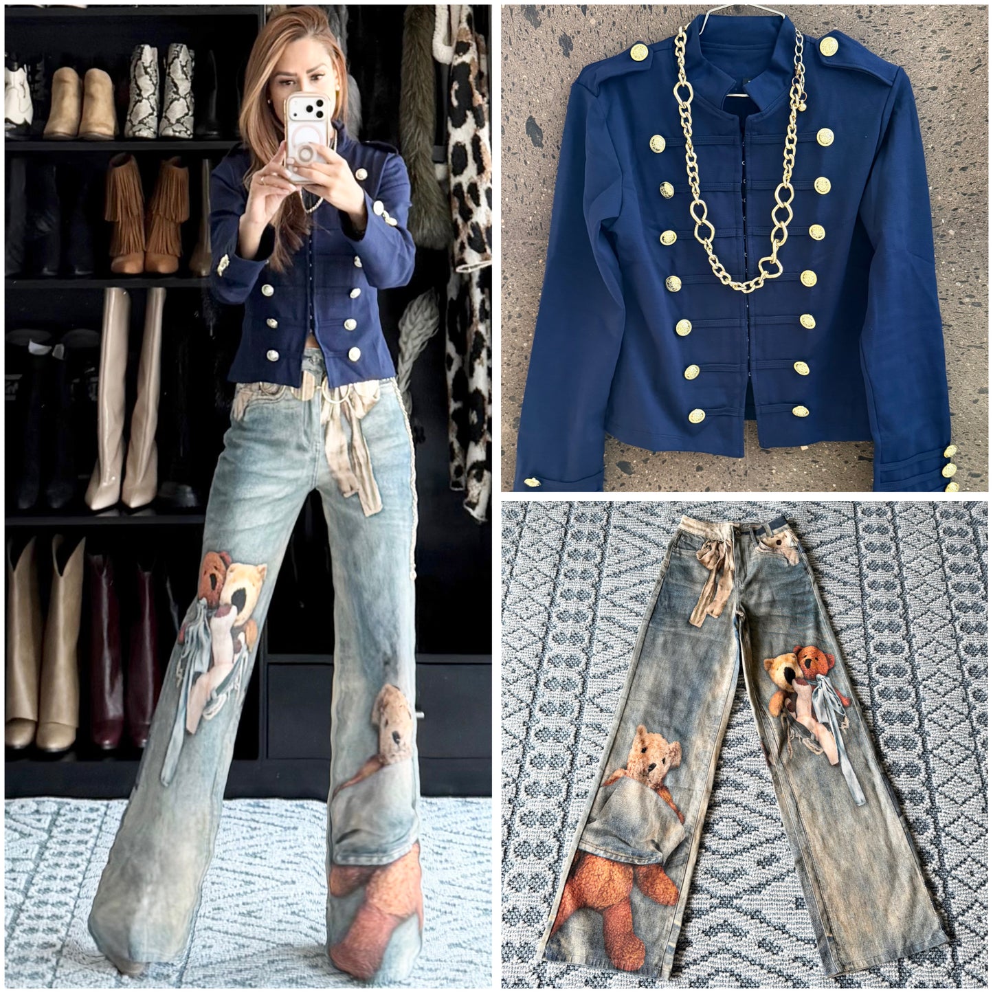 Chamarra Napoleón navy