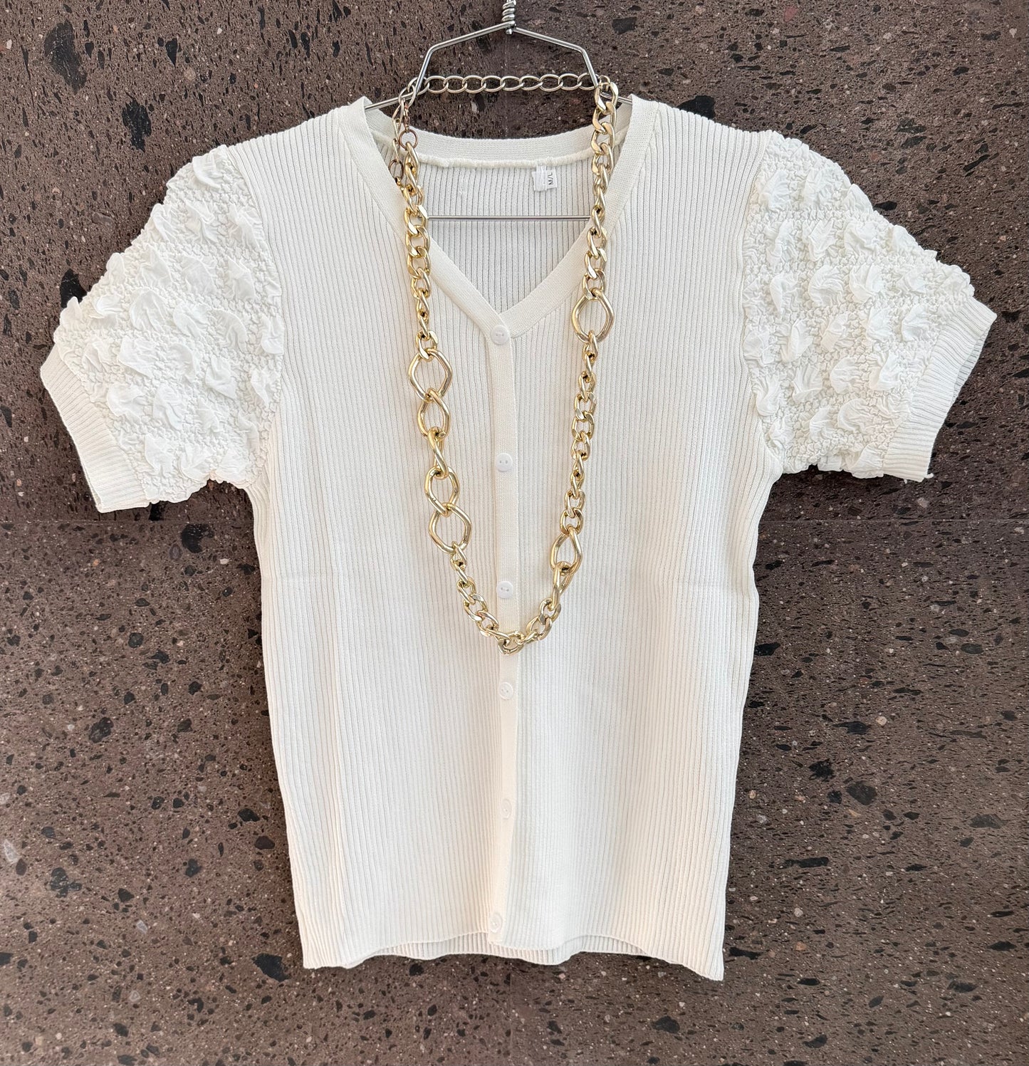 Blusa manga perla