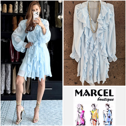 A vestido olan boho baby Blue