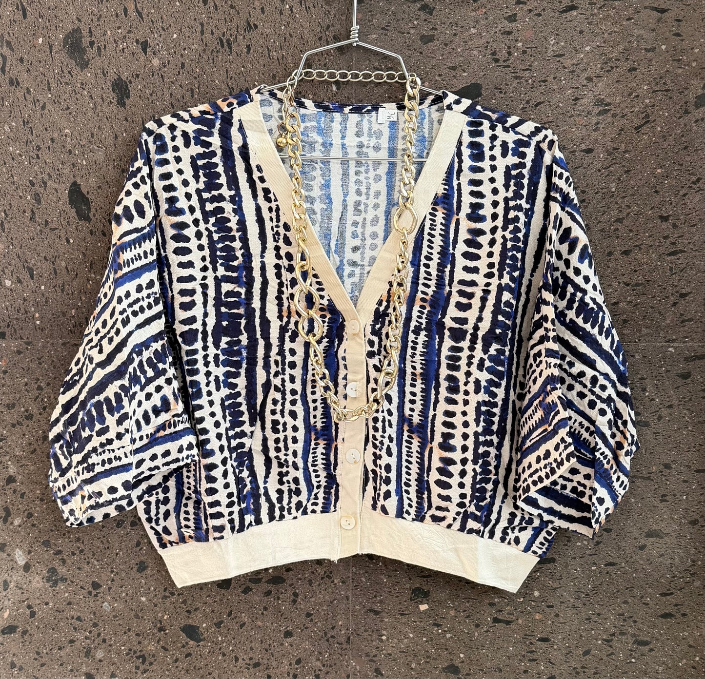 A set print azul
