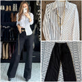 Camisa bolas raya stretch blanca