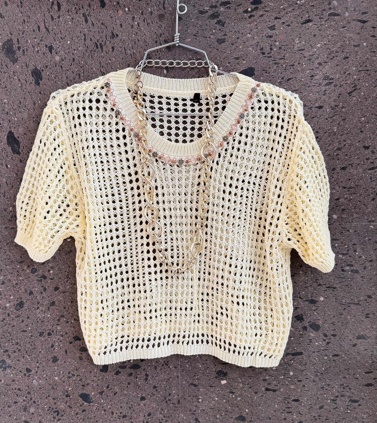 Blusa tejida butter