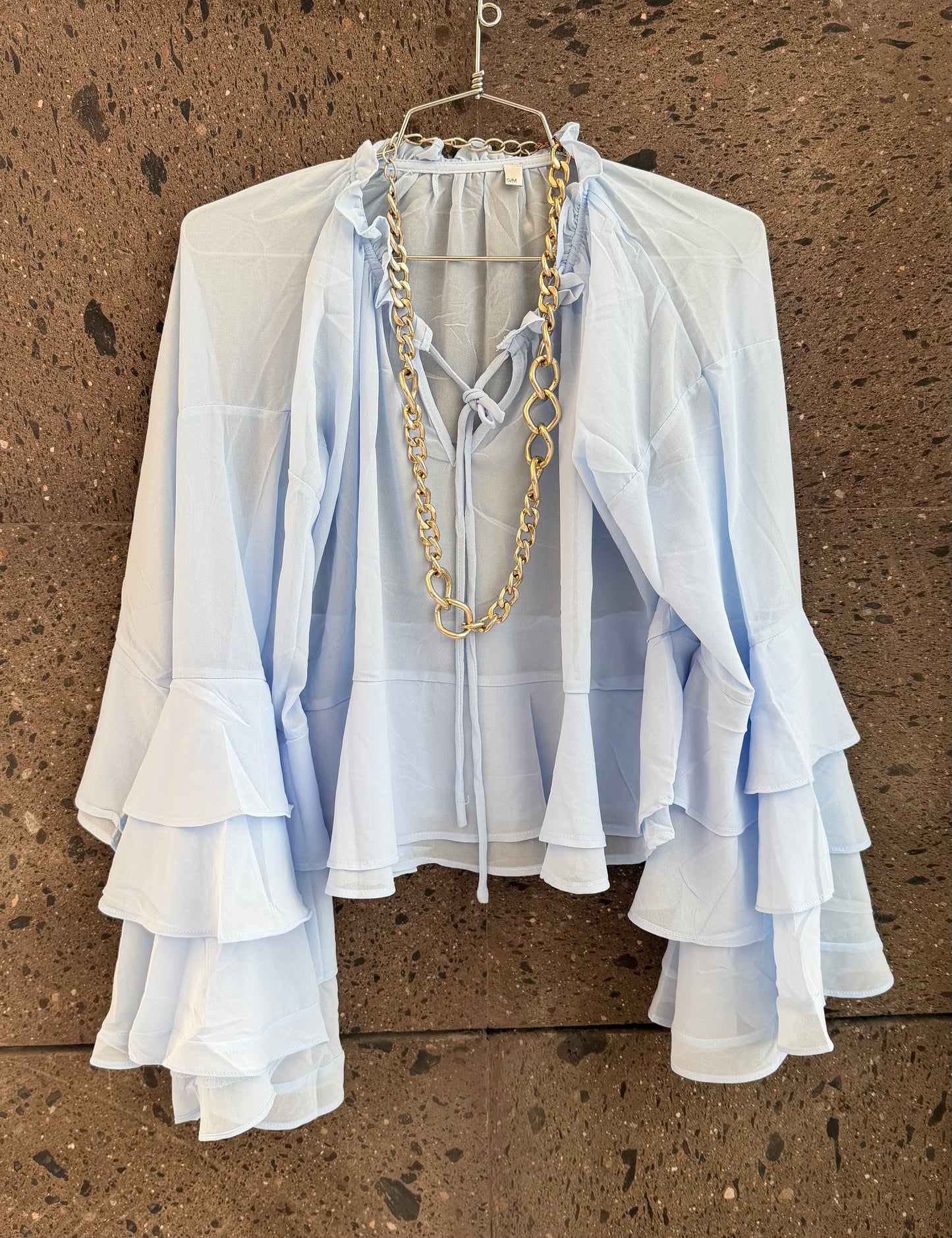 Blusa olan boho baby Blue