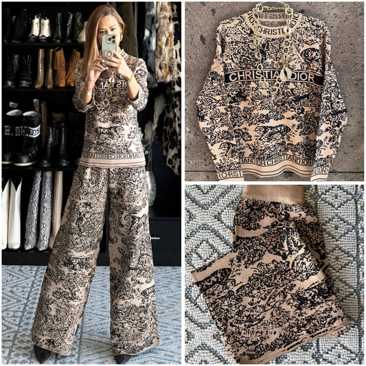 Set Dior negro capuchino