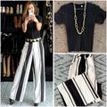 Blusa manga negra