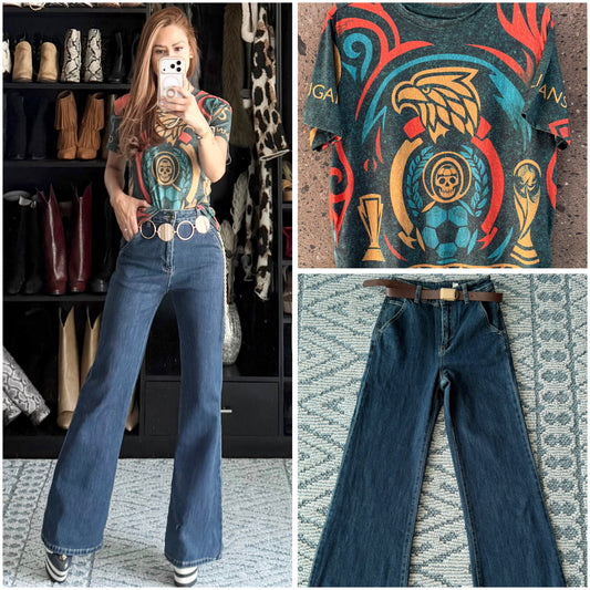 A playera México mujer estira marca gooligans