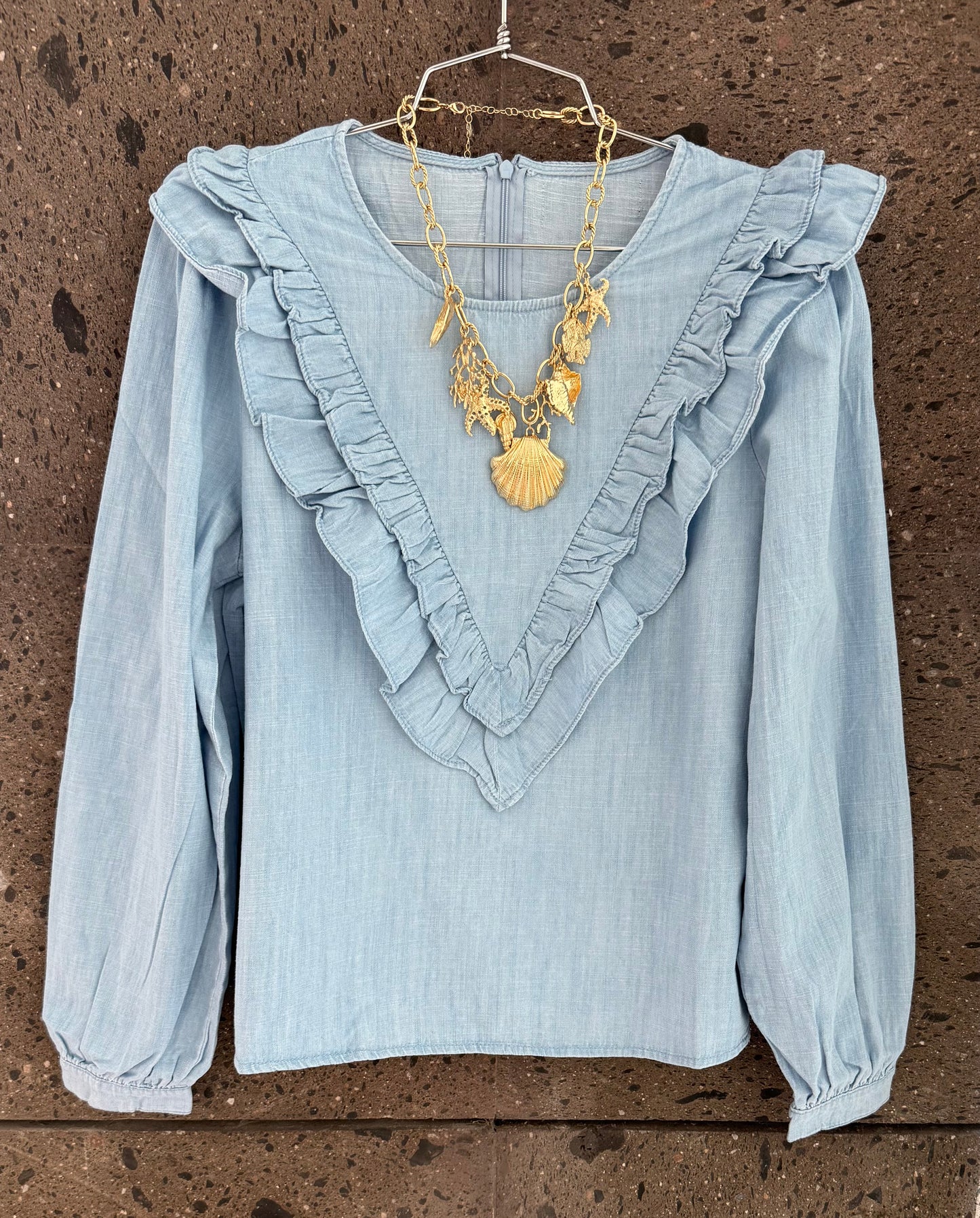 Blusa mezclilla olanes