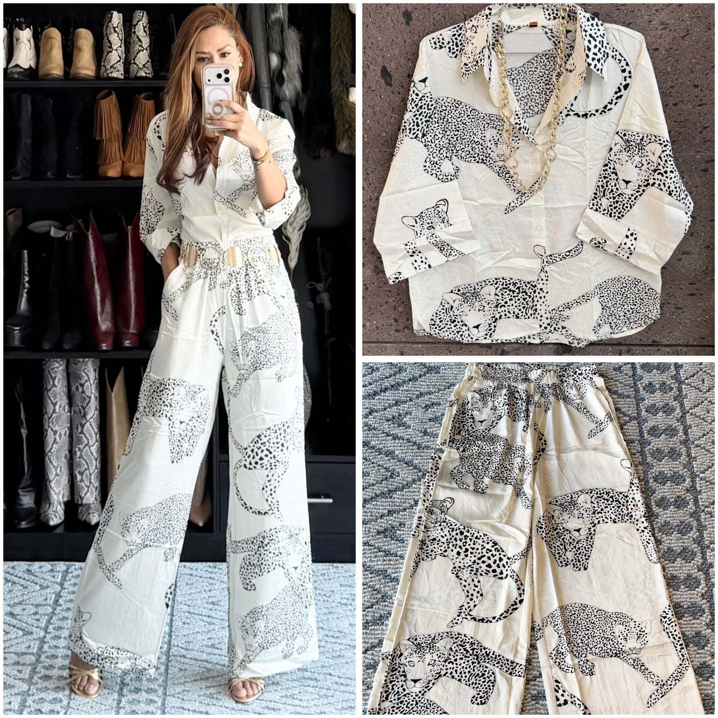 L set satinado perla