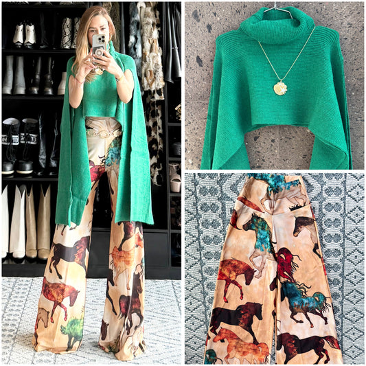 Capa manga verde