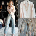 Camisa larga seda baby Pink