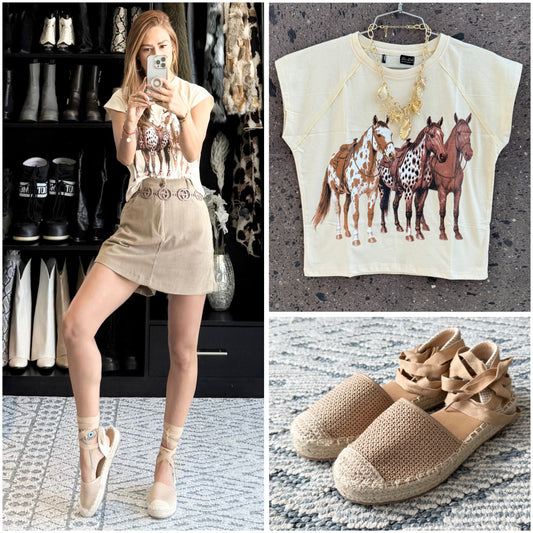 A alpargata beige