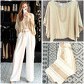 Blusa mariposa seda mocha