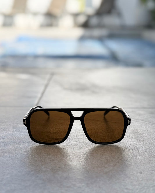 T Lentes negro cafe