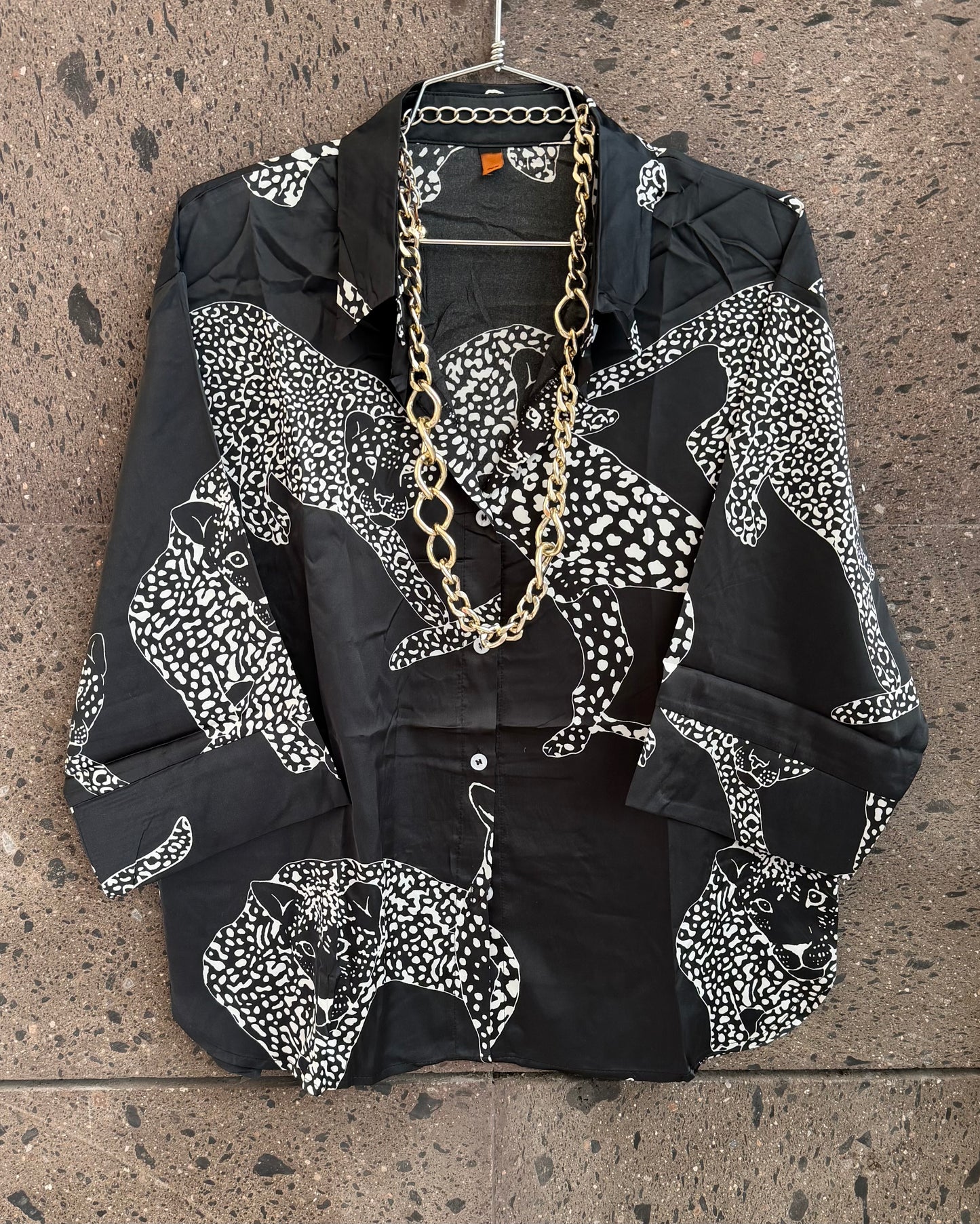 A set satinado negro