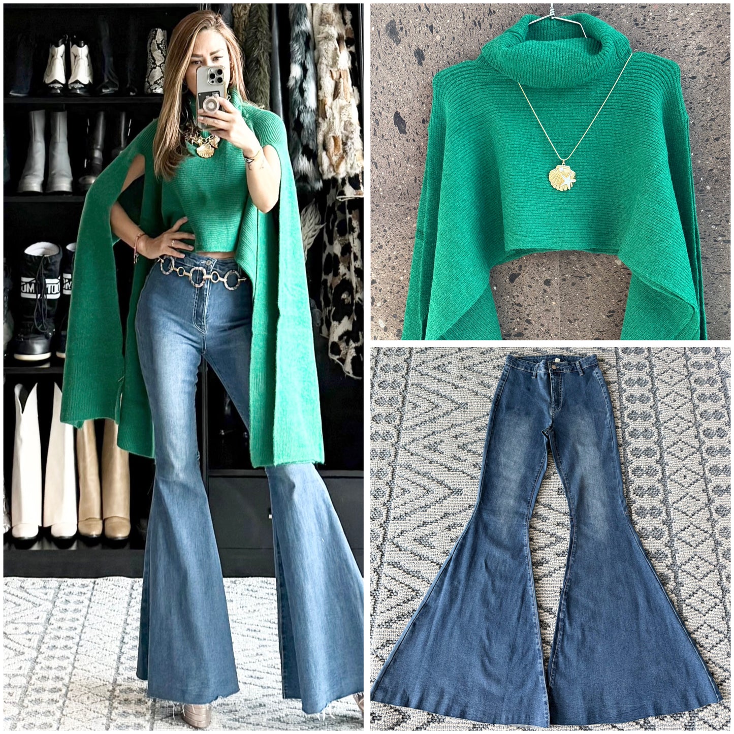 Capa manga verde
