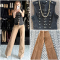 Jeans stretch flare mocha