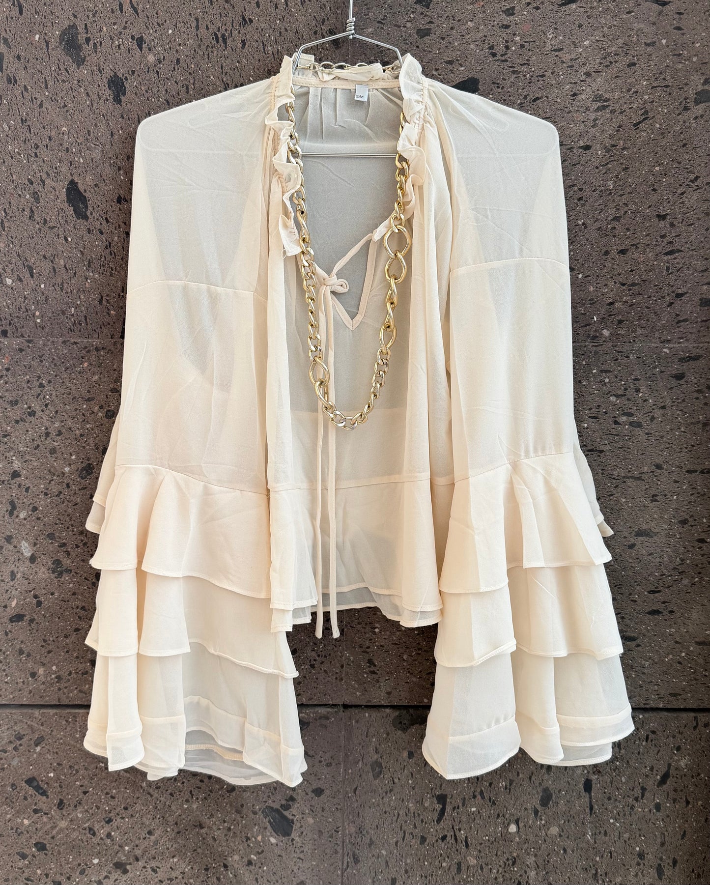 Blusa olan boho beige