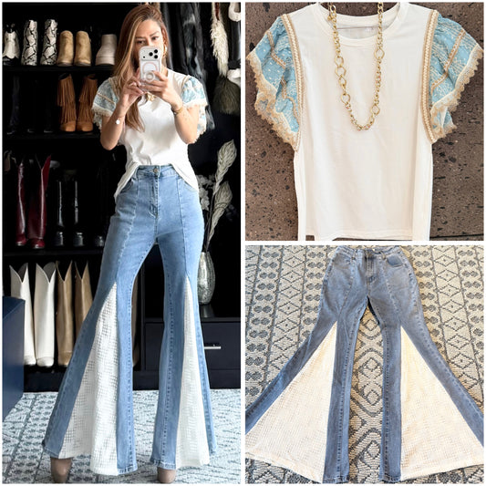 Blusa olan tira bordada