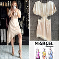 P Vestido Cut lados lace