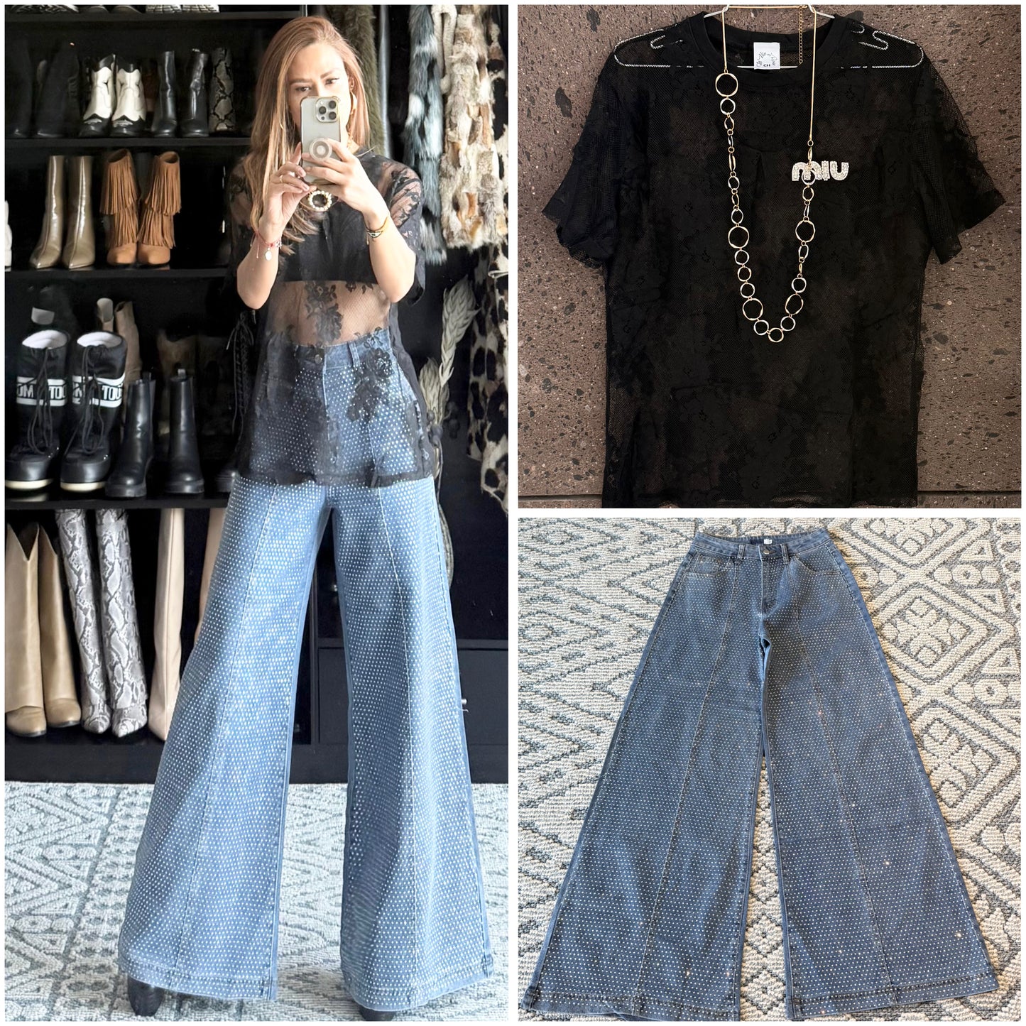 Blusa miu miu encaje