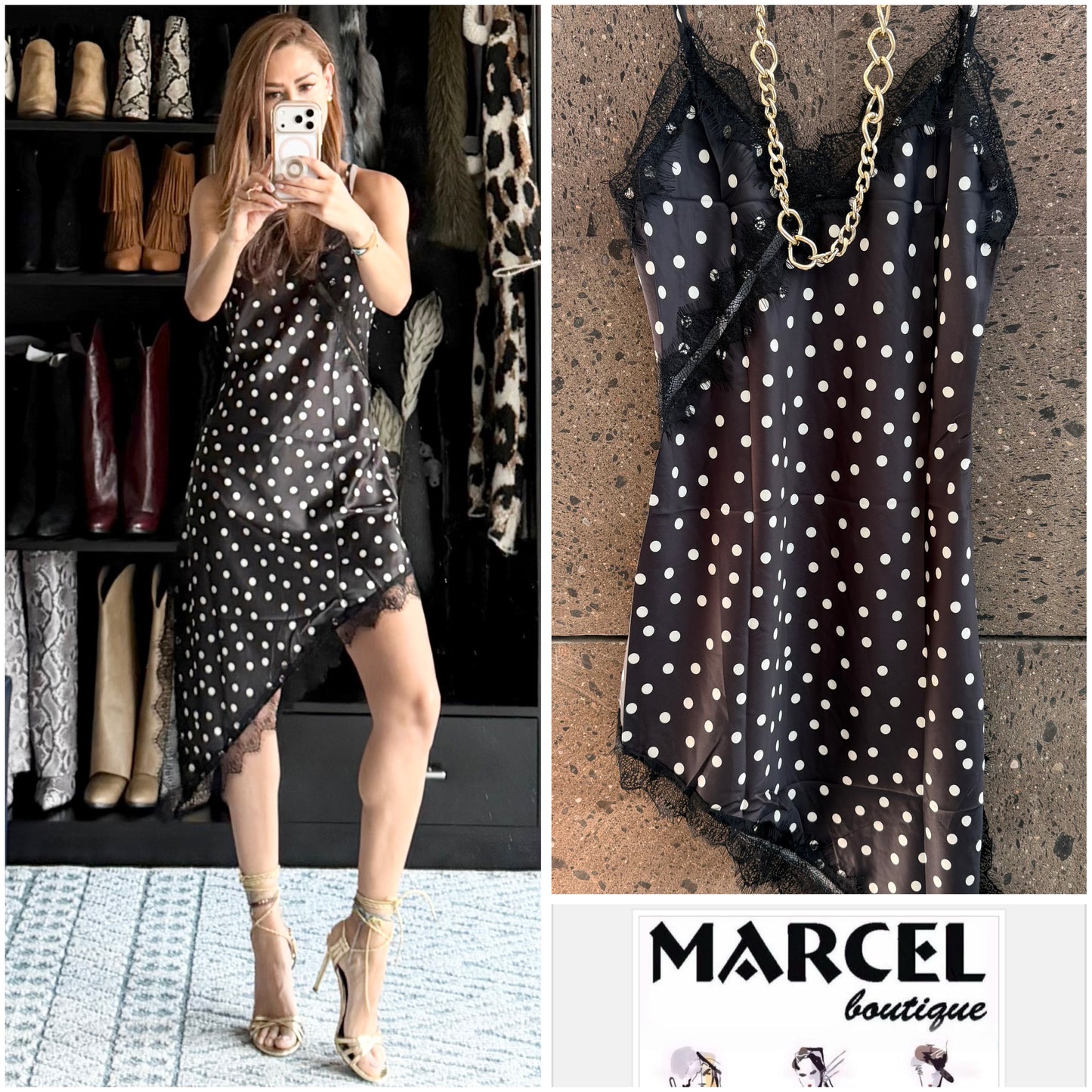 A vestido polka lencero
