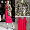 B vestido Adidas canale rojo