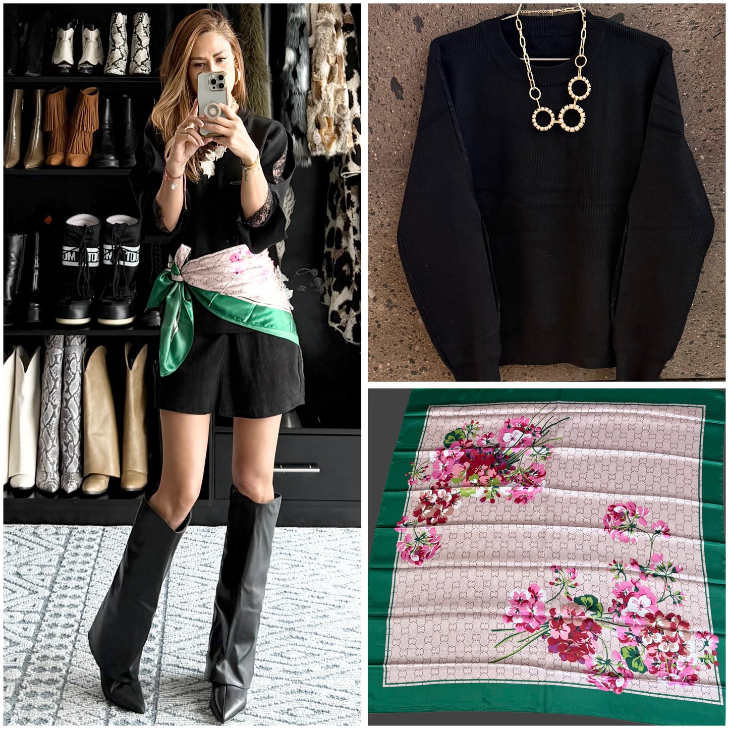 T Mascada Gucci verde