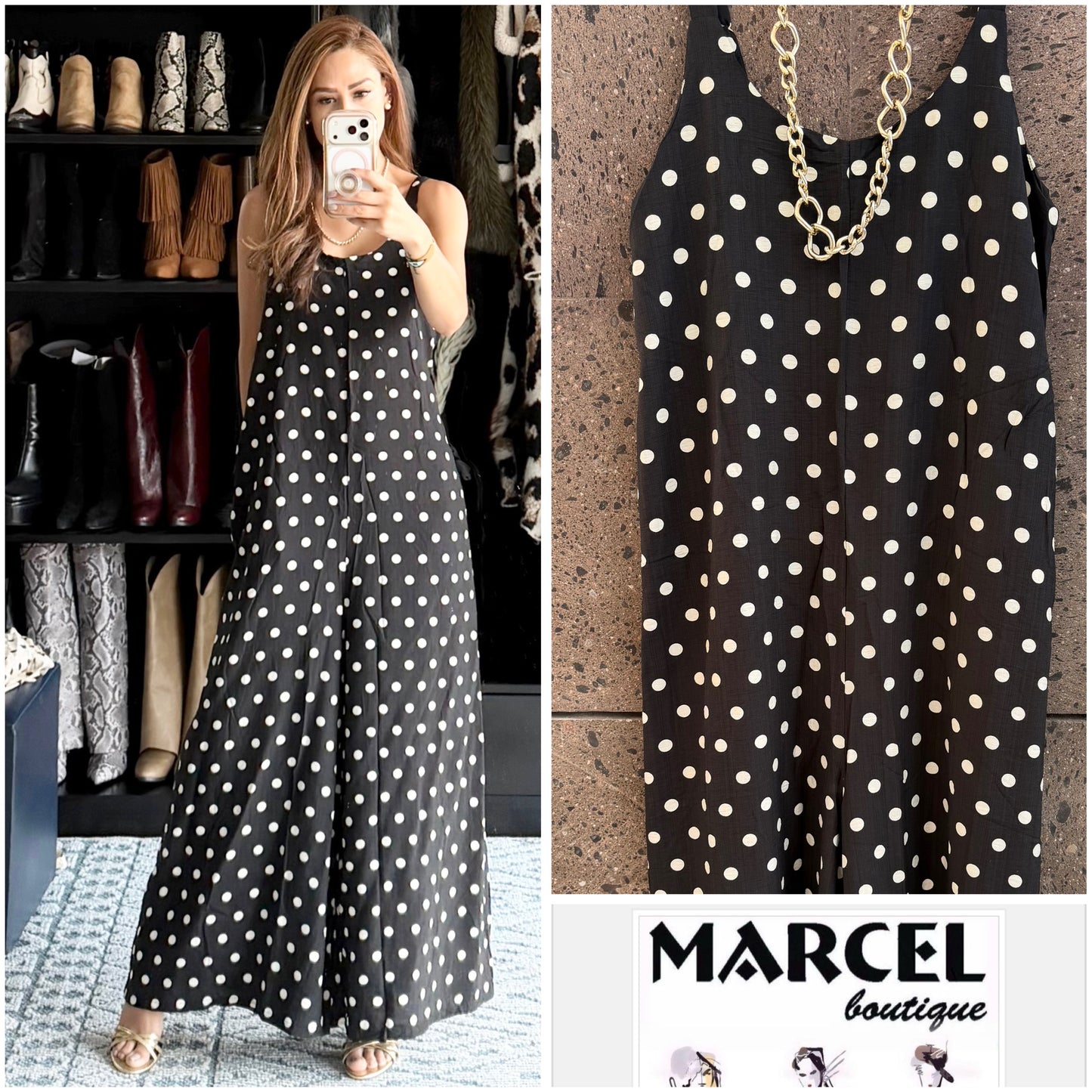 Jumper polka negro
