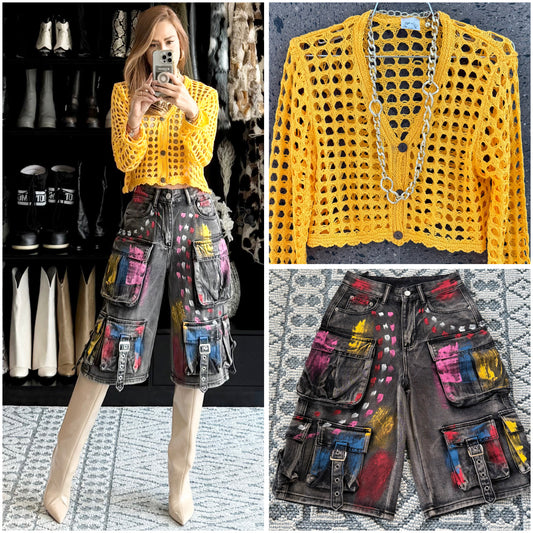 Blusa tejida mango