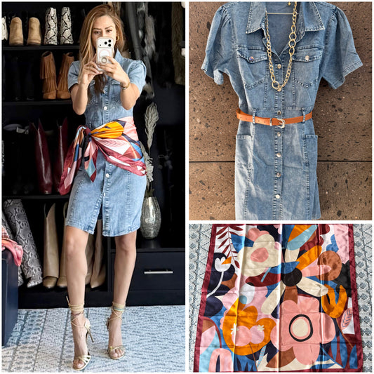 B Vestido Denim