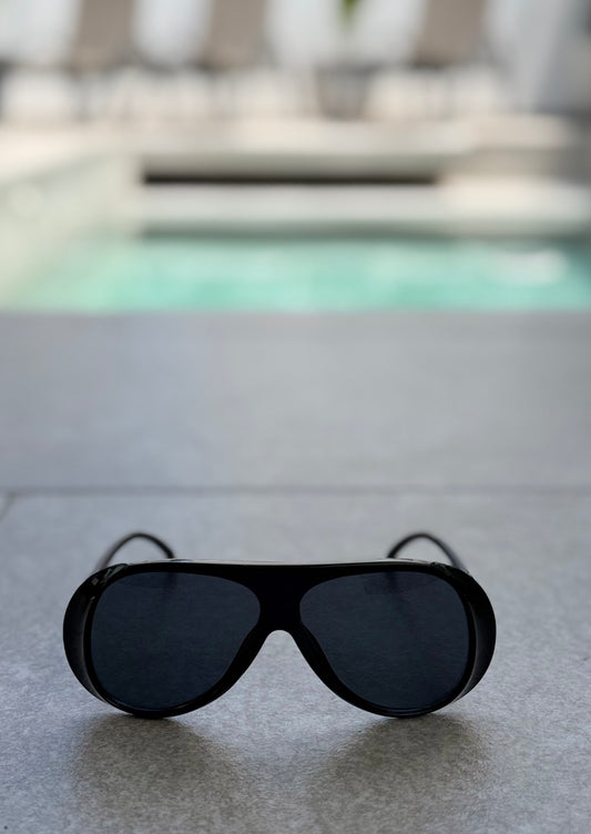 T lentes Ford negro azul