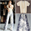 Blusa manga butter
